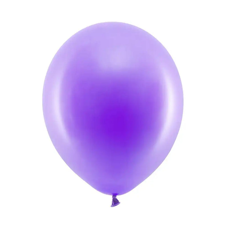 Pastel Latex Balloons - Violet (x10) General Party