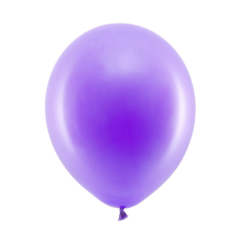 Pastel Latex Balloons - Violet (x10)