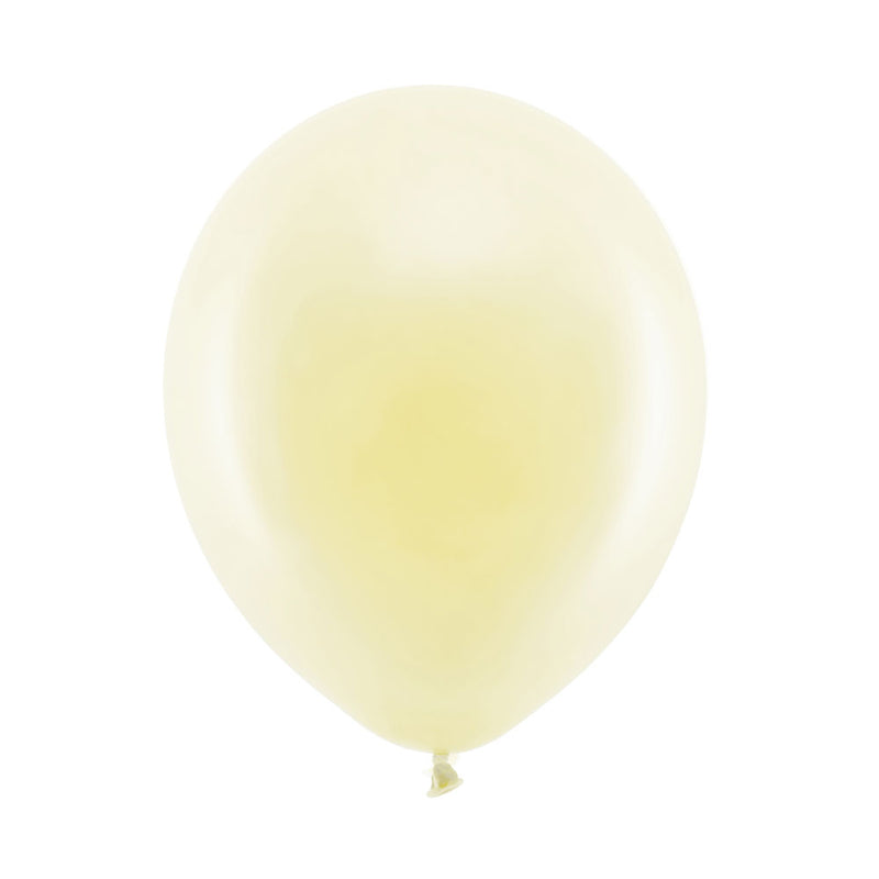 Pastel Latex Balloons - Cream (x10)