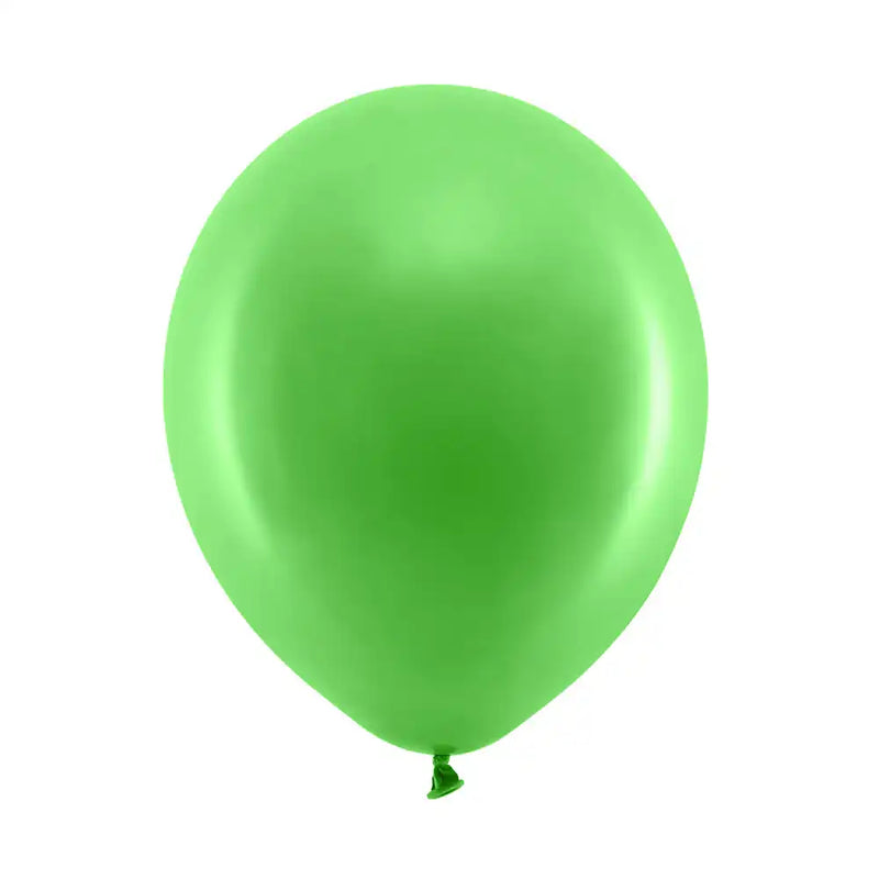 Pastel Latex Balloons - Green (x10) General Party