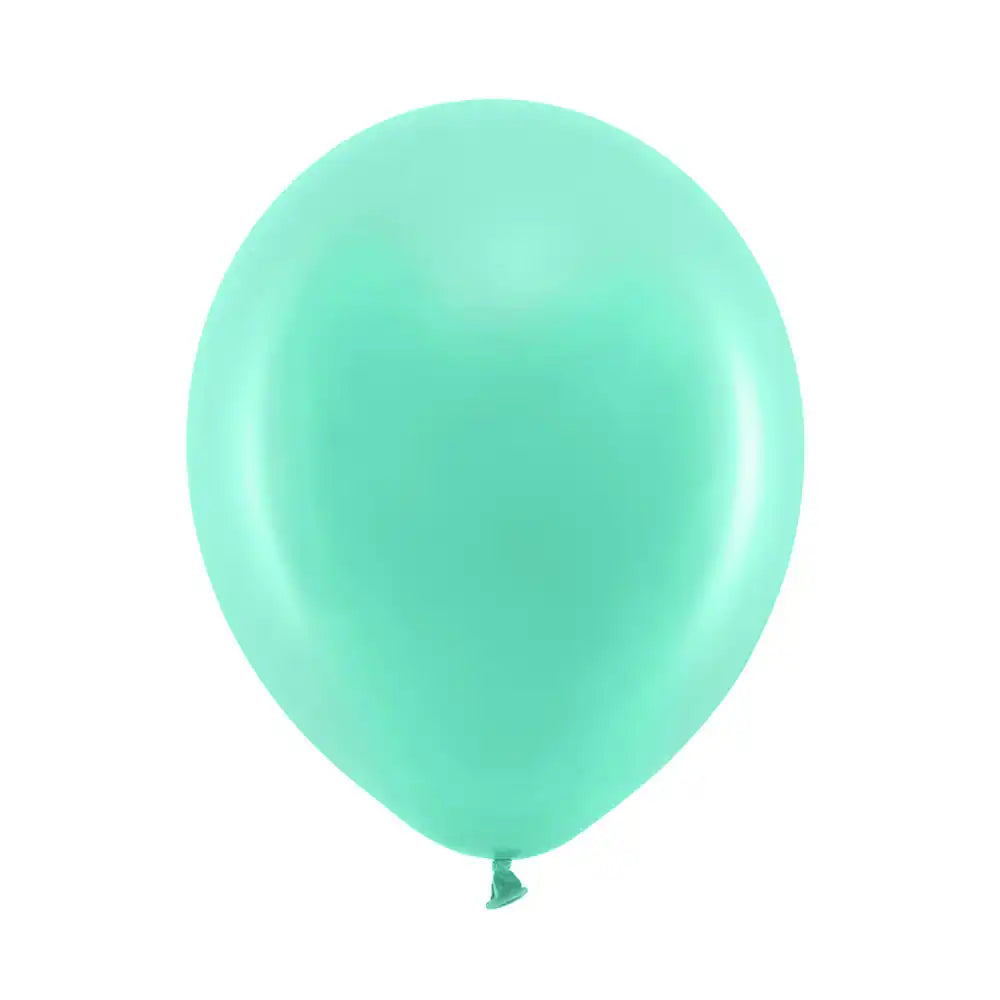 Pastel Latex Balloons - Mint (x10) General Party