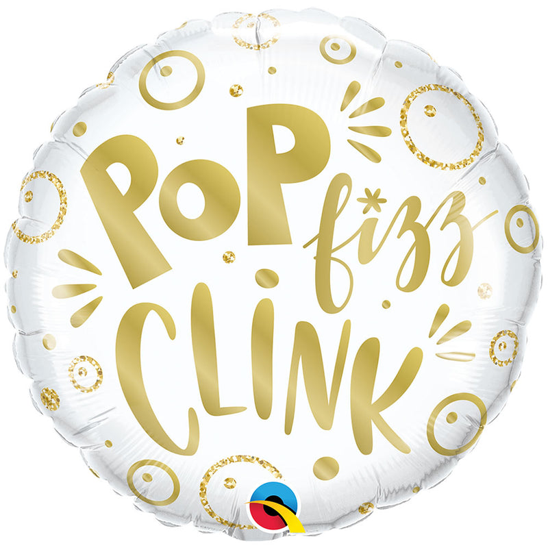 Pop, Fizz, Clink Foil Balloon