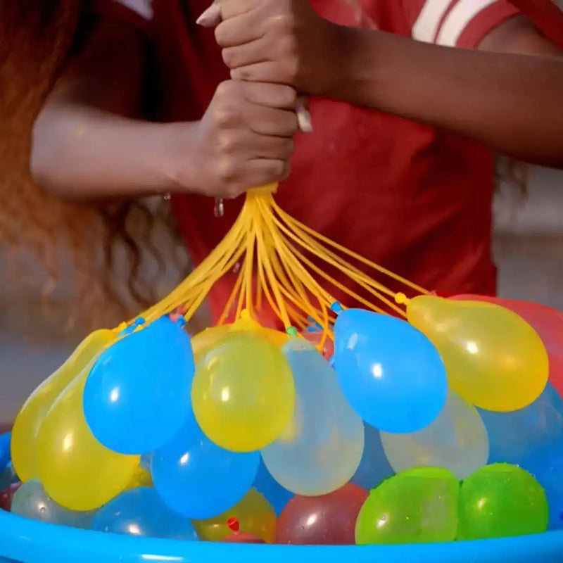 Rapid Fill Multi Colour Water Balloon Bunches (x100) Summer