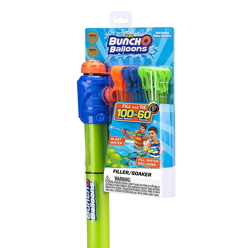 Rapid Fill Water Balloon Bunches and Blaster Set