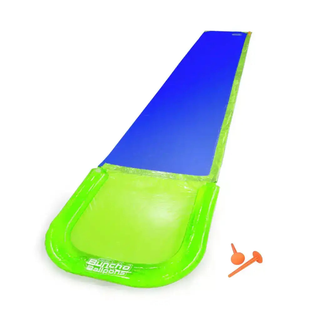 Water Slide Wipeout with Rapid Fill Water Balloon Bunches (16ft) Summer