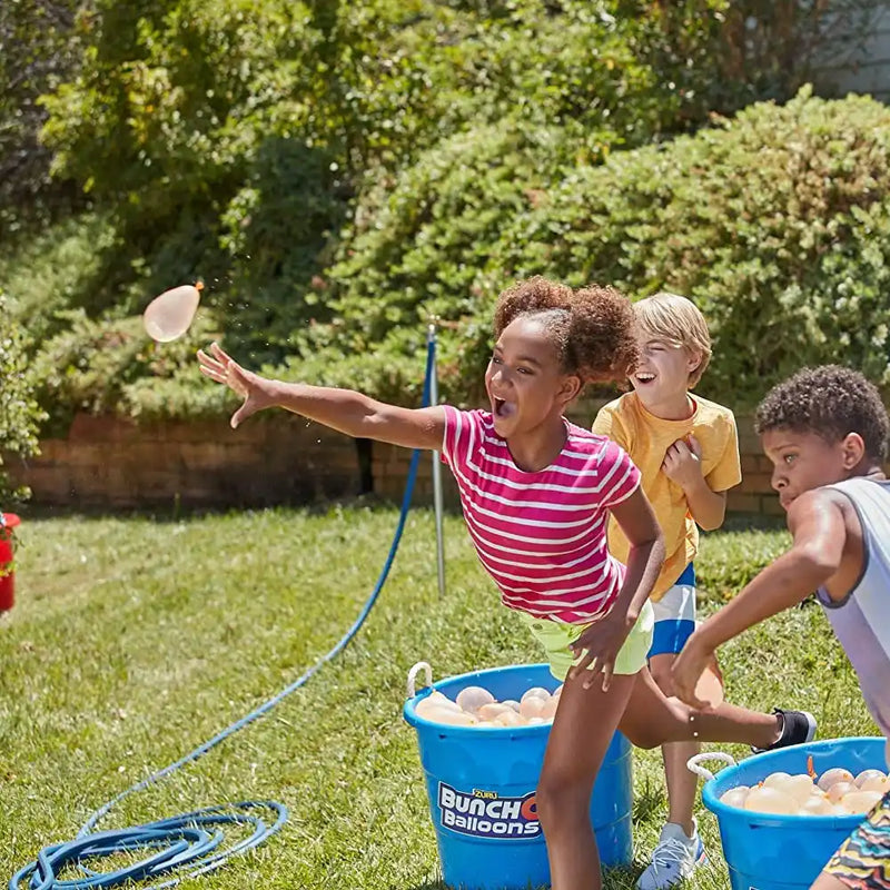 Water Slide Wipeout with Rapid Fill Water Balloon Bunches (16ft) Summer