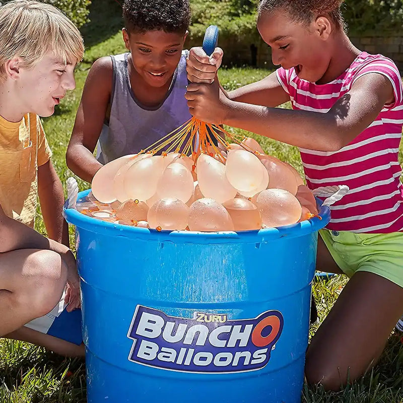 Water Slide Wipeout with Rapid Fill Water Balloon Bunches (16ft) Summer