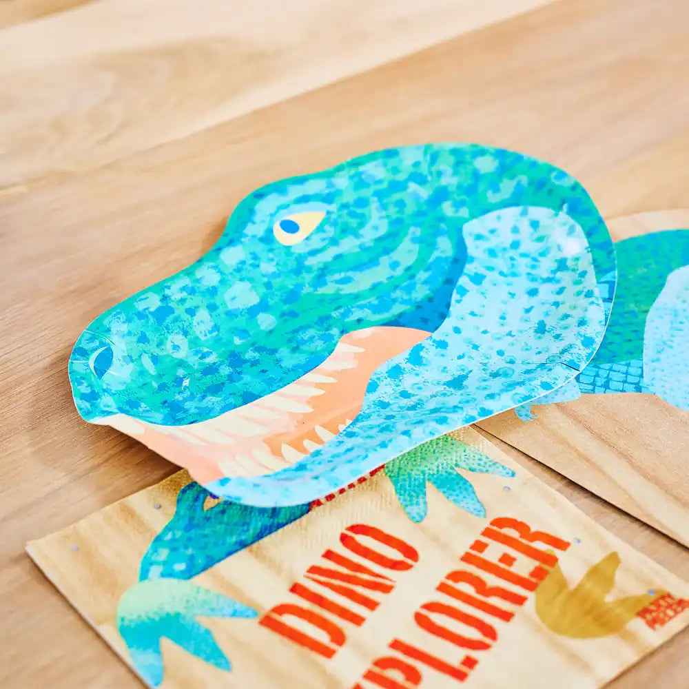 Dino Explorer Paper Party Plates (x8) Own Brand