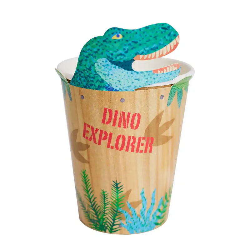 Dino Explorer Paper Party Cups (x8) Own Brand