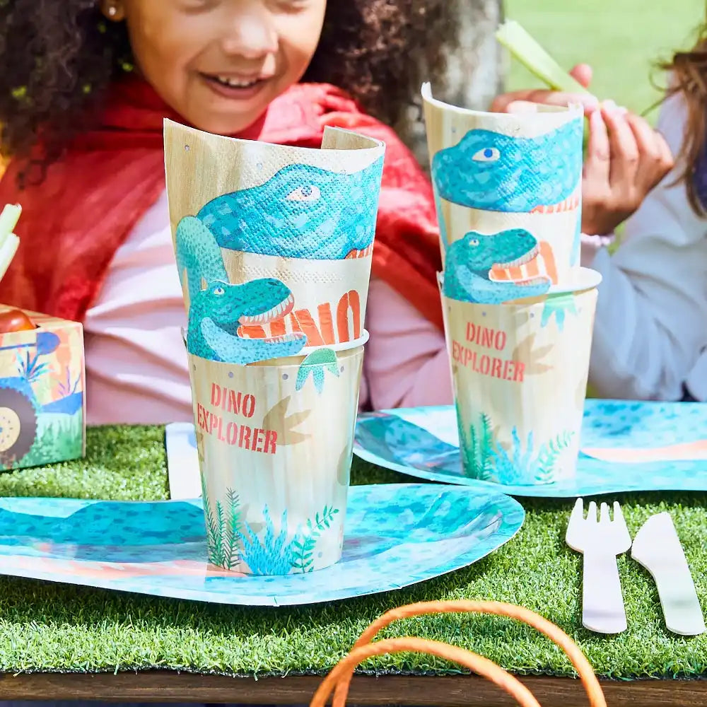 Dino Explorer Paper Party Cups (x8) Own Brand