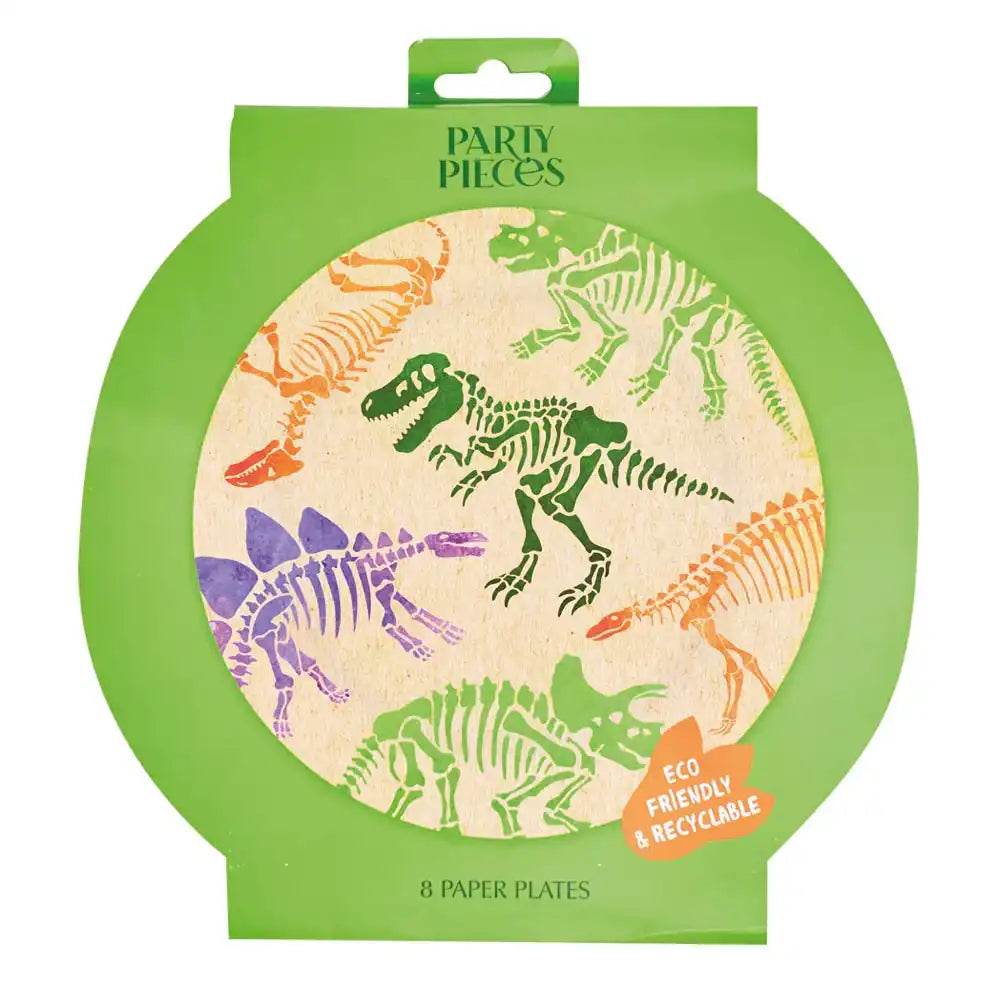 Ecosaurus Paper Party Plates (x8) Own Brand