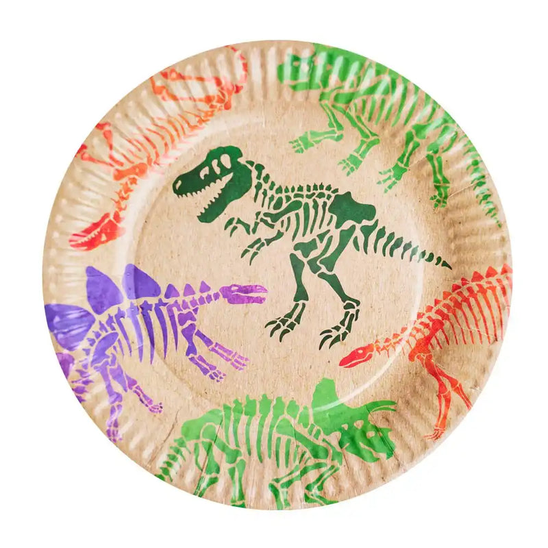 Ecosaurus Paper Party Plates (x8) Own Brand