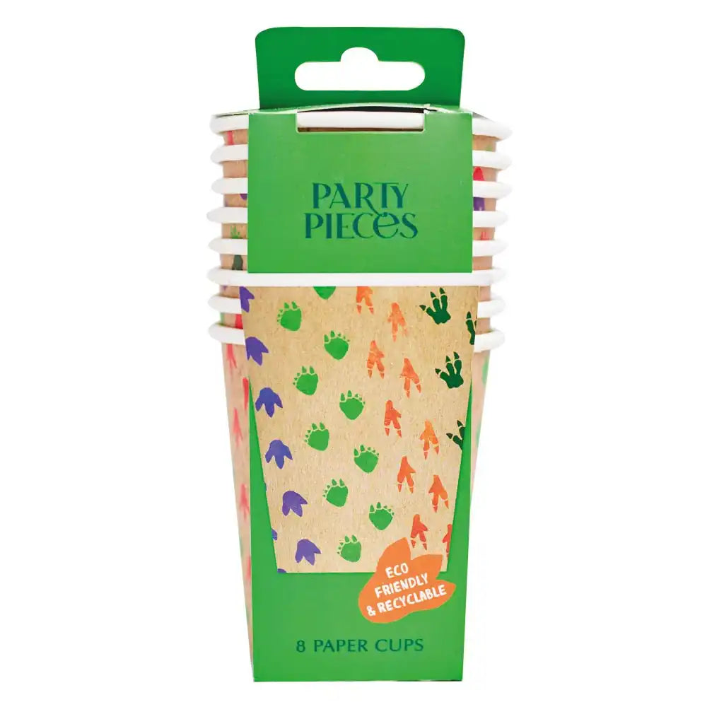 Ecosaurus Paper Party Cups (x8) Own Brand