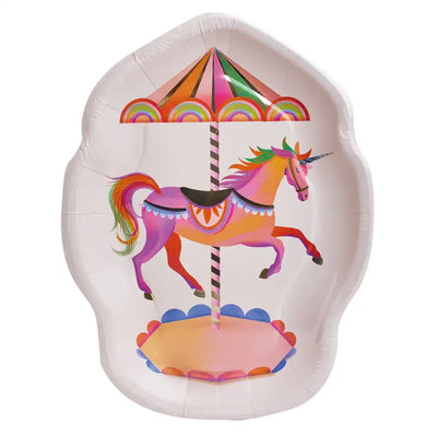 Unicorn Fairy Princess Paper Party Plates (x8) Own Brand