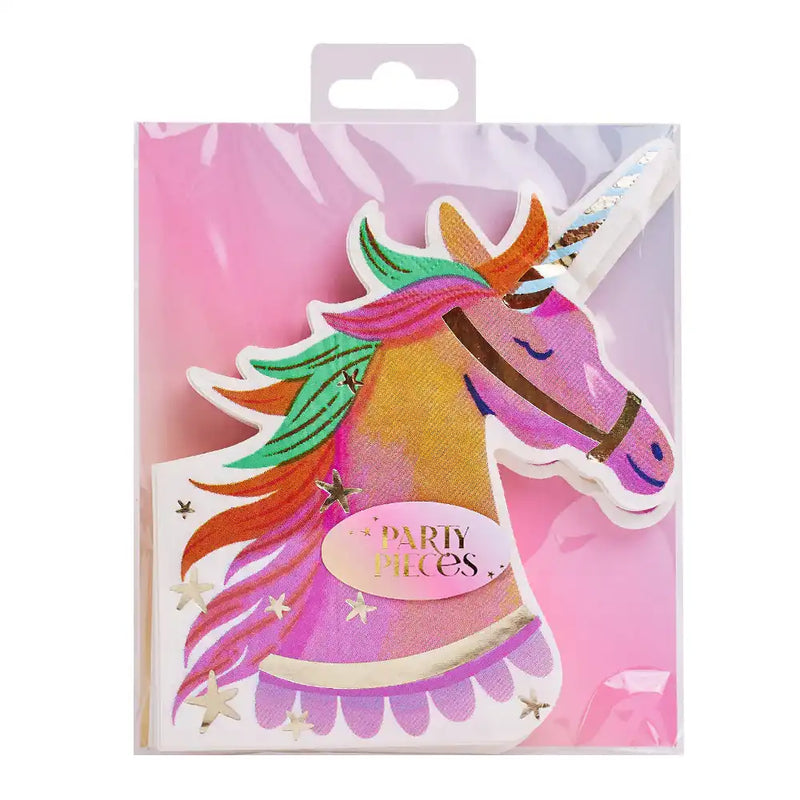 Unicorn Fairy Princess Paper Party Napkins (x16) Own Brand