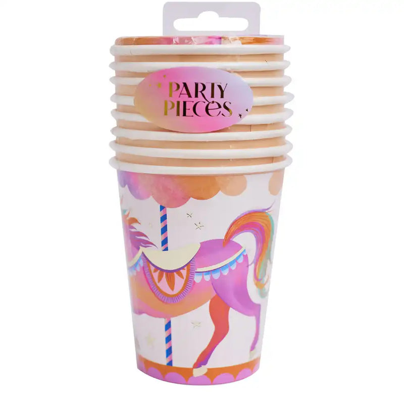 Unicorn Fairy Princess Paper Party Cups (x8) Own Brand