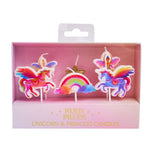 Unicorn Fairy Princess Candles (x6)