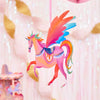Unicorn Fairy Princess Honeycomb Decorations (x5) Own Brand