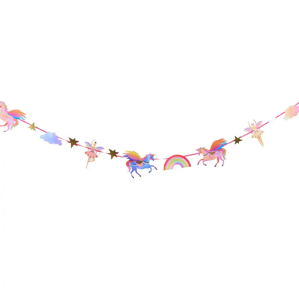 Unicorn Fairy Princess Party Garland (3m) Own Brand