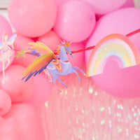 Unicorn Fairy Princess Party Garland (3m) Own Brand