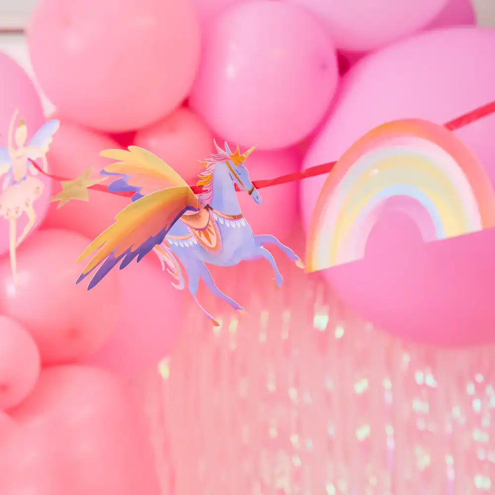 Unicorn Fairy Princess Party Garland (3m) Own Brand