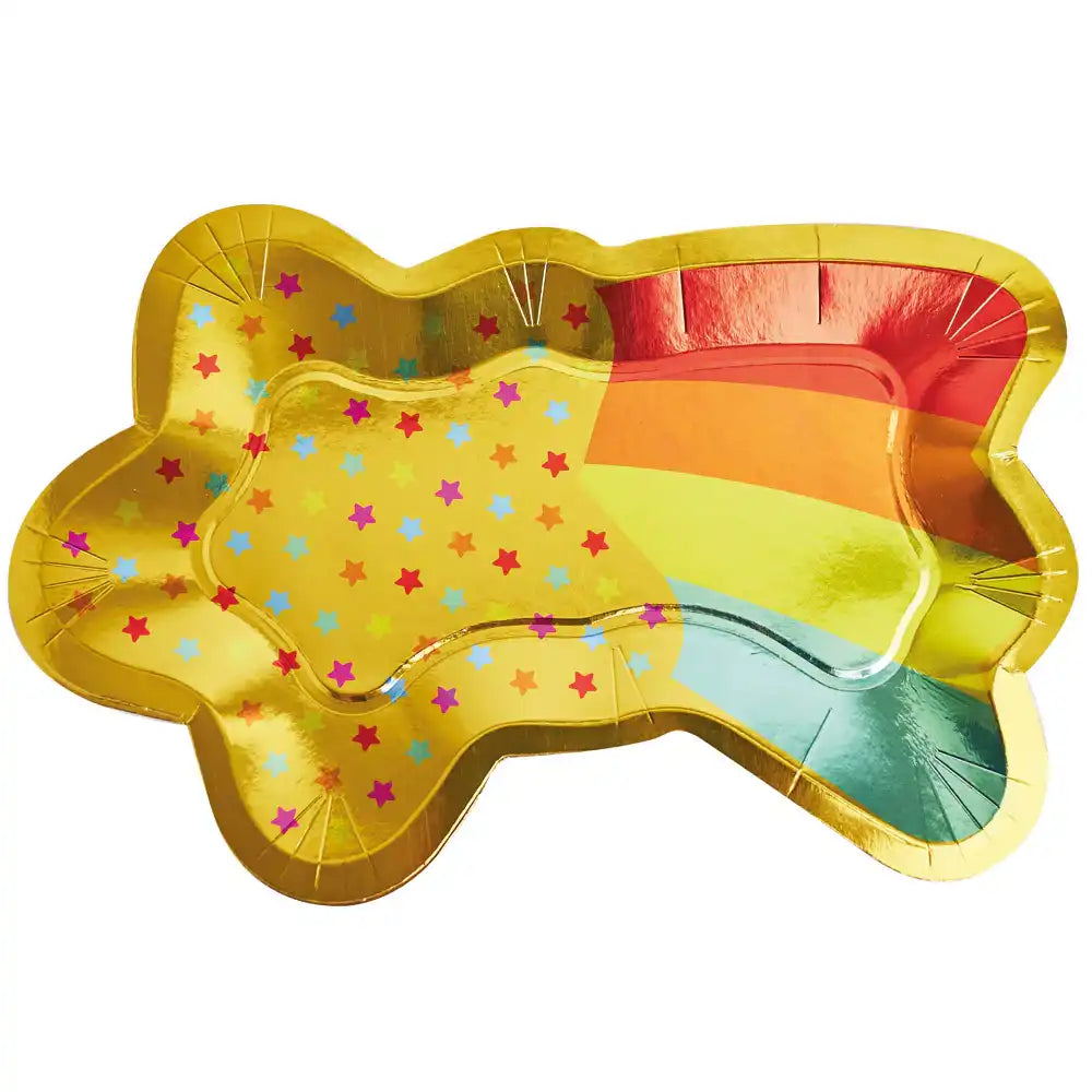 Shooting Star Shaped Party Plates (x8) Own Brand