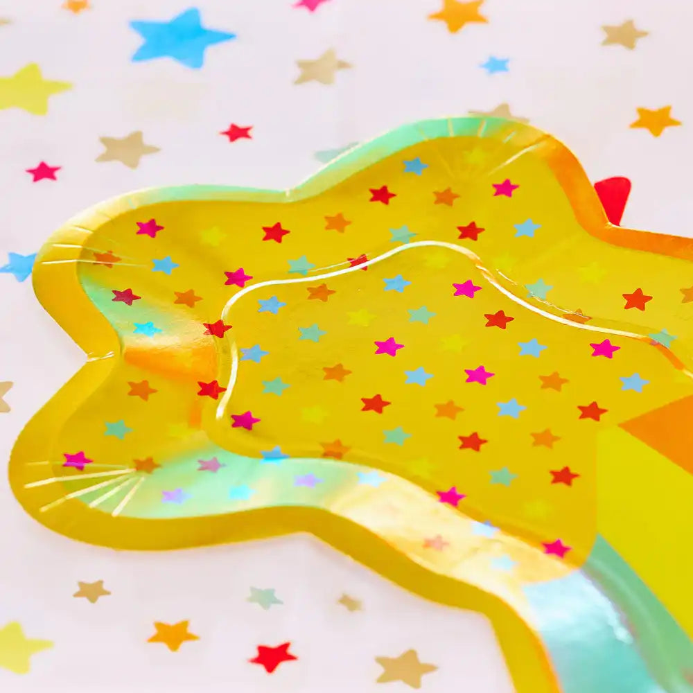 Shooting Star Shaped Party Plates (x8) Own Brand
