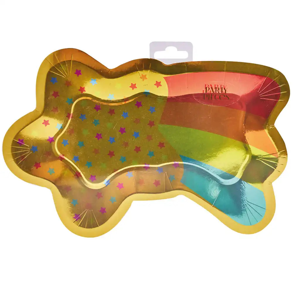 Shooting Star Shaped Party Plates (x8) Own Brand