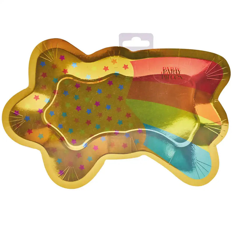Shooting Star Shaped Party Plates (x8) Own Brand