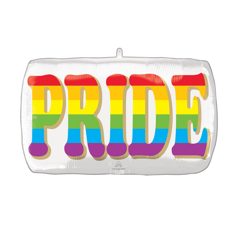 Pride Rainbow Supershape Foil Balloon