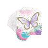 Butterfly Shimmer Beverage Party Napkins (x16) Kids Party