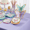 Butterfly Shimmer Small Paper Plates (x8) Kids Party