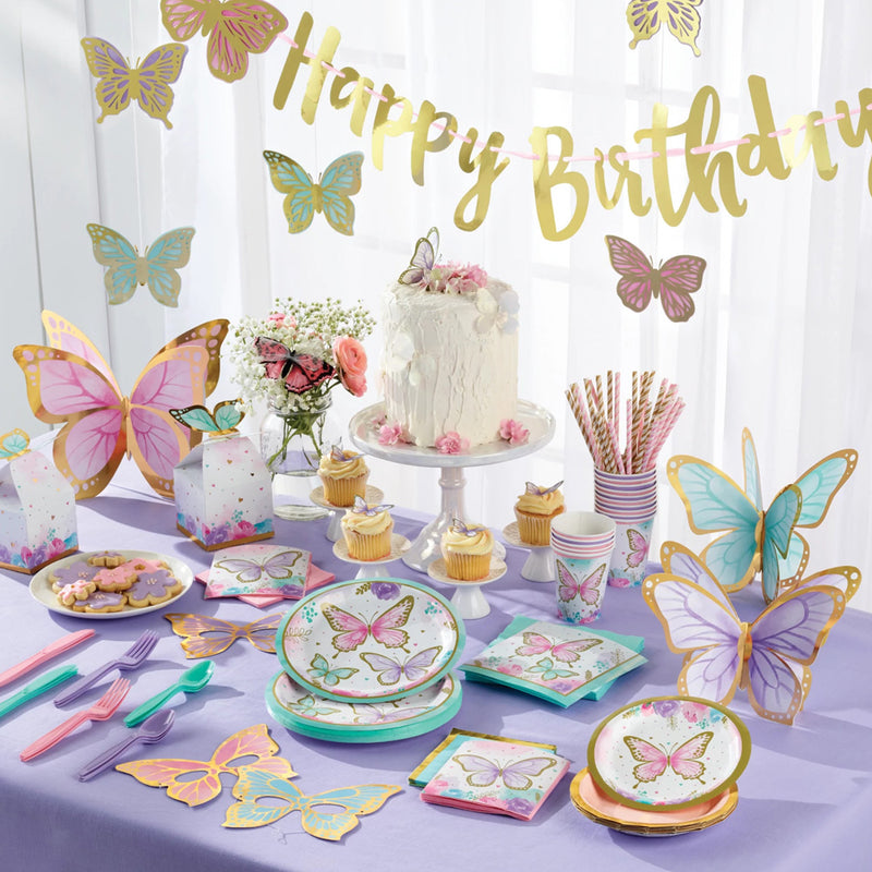 Butterfly Shimmer Centrepiece (x3)