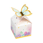 Butterfly Shimmer Paper Party Boxes (x8)