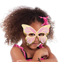 Butterfly Shimmer Party Masks (x8) Kids Party