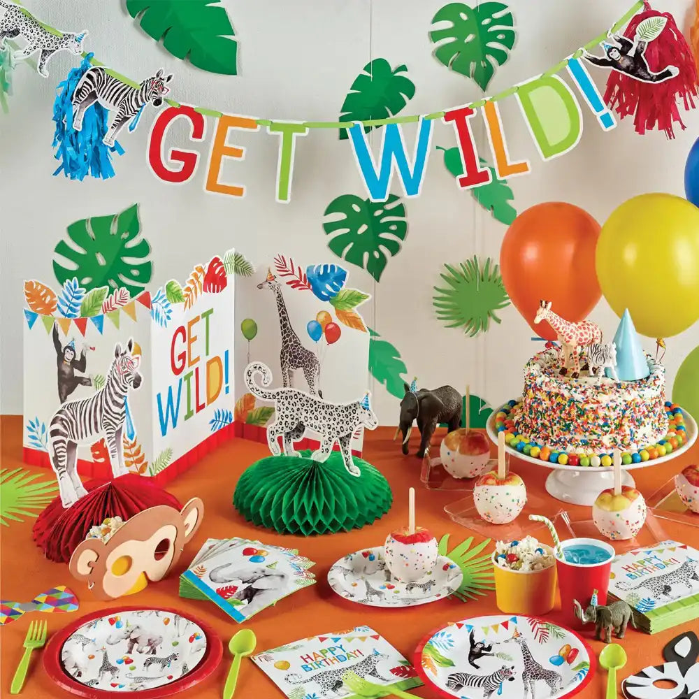 Jungle Safari Party Banner (2m) Kids Party
