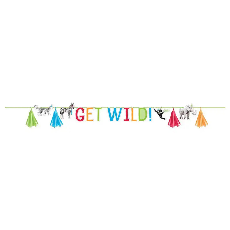 Jungle Safari Party Banner (2m) Kids Party