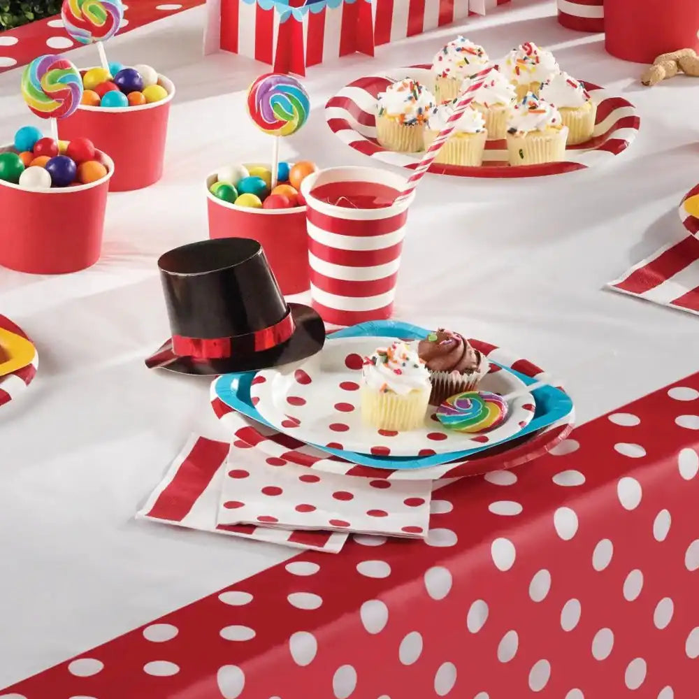 Carnival Small Paper Party Plates (x8) Kids Party