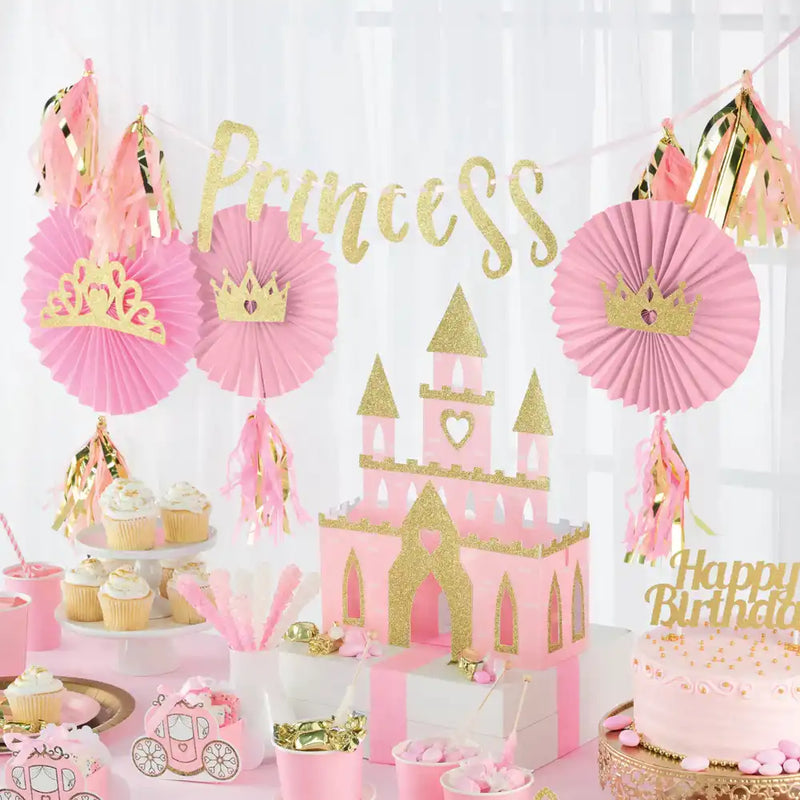 Princess Tassel Party Banner Kids Party