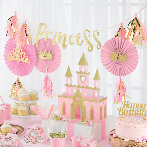Princess Fan Decorating Kit (x3)