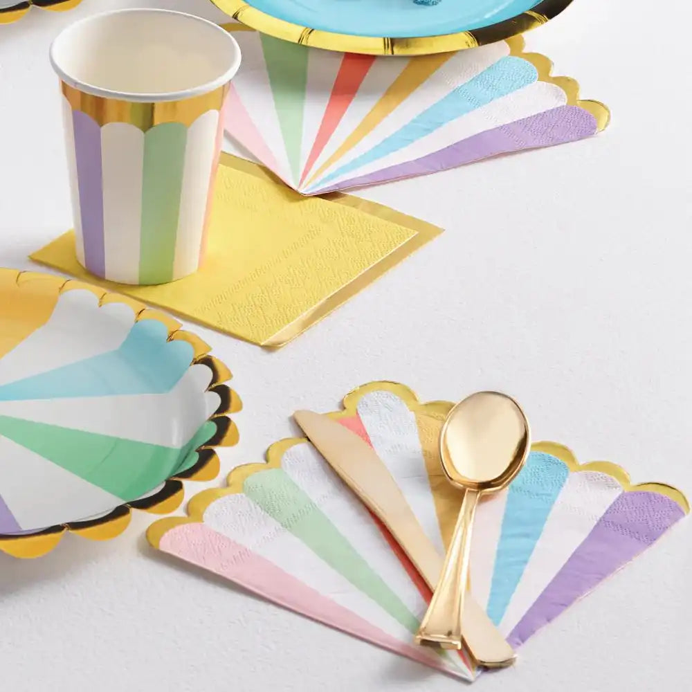 Pastel Luncheon Party Napkins (x16) Pastel