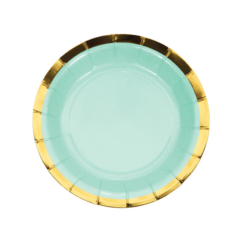Pastel Small Paper Party Plates (x8) Pastel