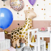 Supershape Giraffe Foil Balloon Kids Party