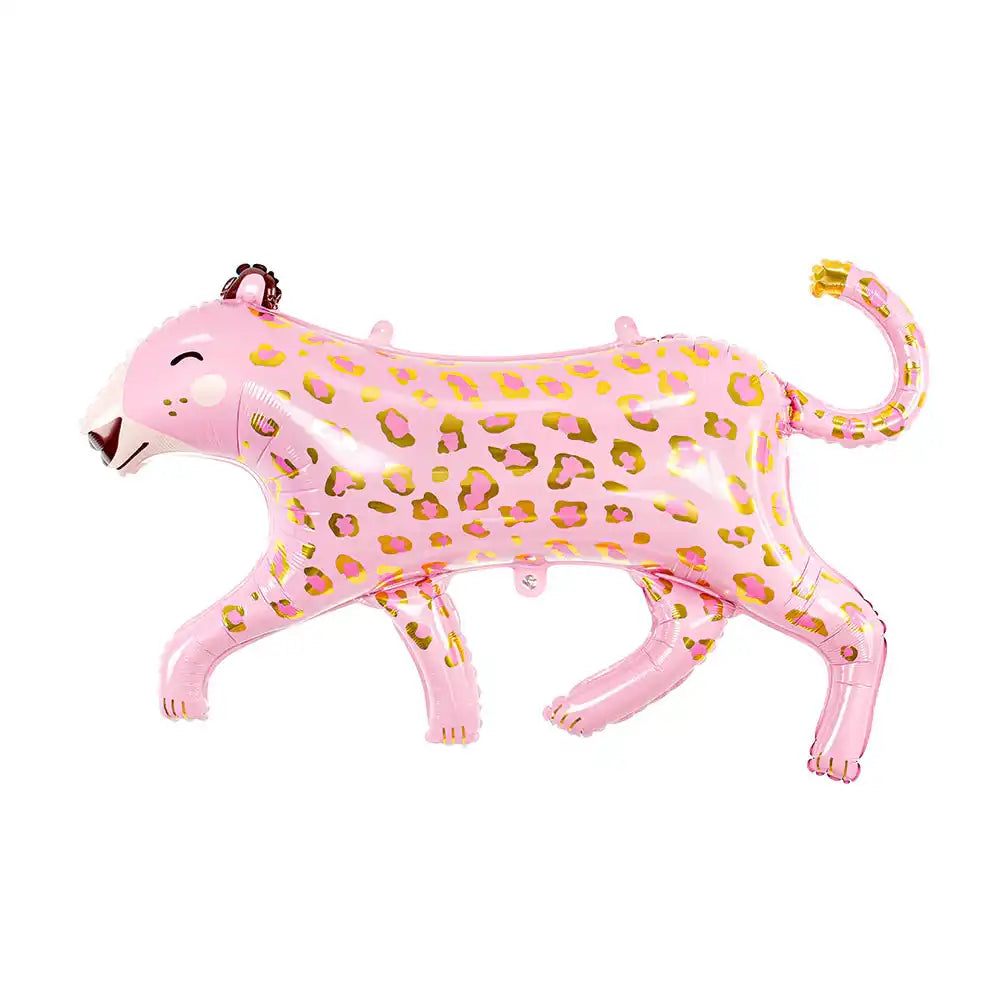 Supershape Pink Leopard Foil Balloon Kids Party