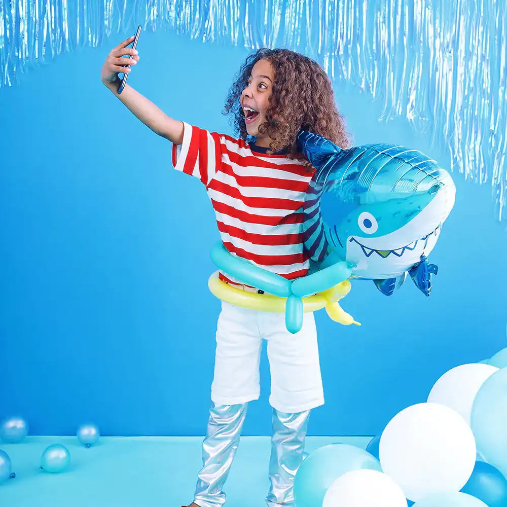 Supershape Shark Foil Balloon Kids Party