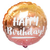 Deluxe Personalised Balloon Bunch - 30th Birthday Rose Gold Personalised Balloons