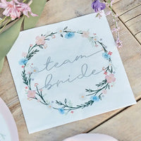 Boho Bride Paper Party Napkins (x16) Hen Party