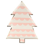 Patterned Christmas Tree Plates (x8)