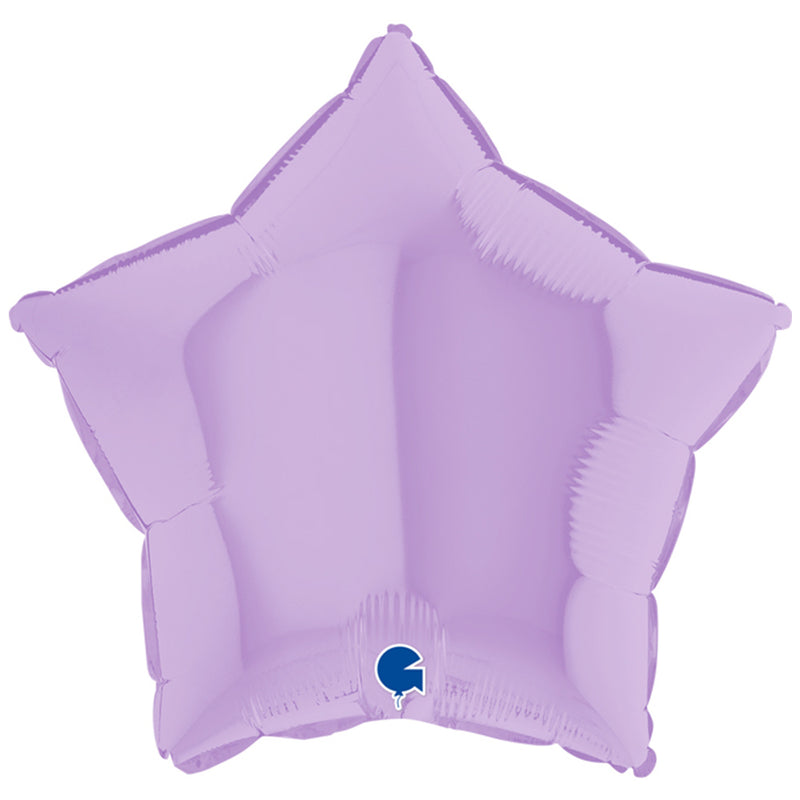 Star Foil Balloon - Matte Lilac