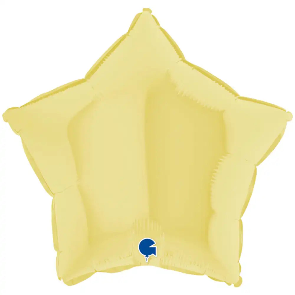 Star Foil Balloon - Matte Yellow Everyday